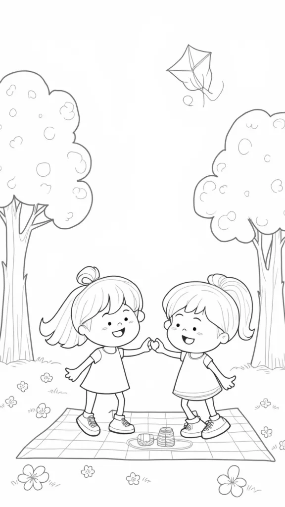 friend coloring page